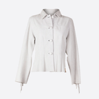 SHORT JACKET WITH EMBERA EMBROIDERY AND SHAKIRA FRINGES