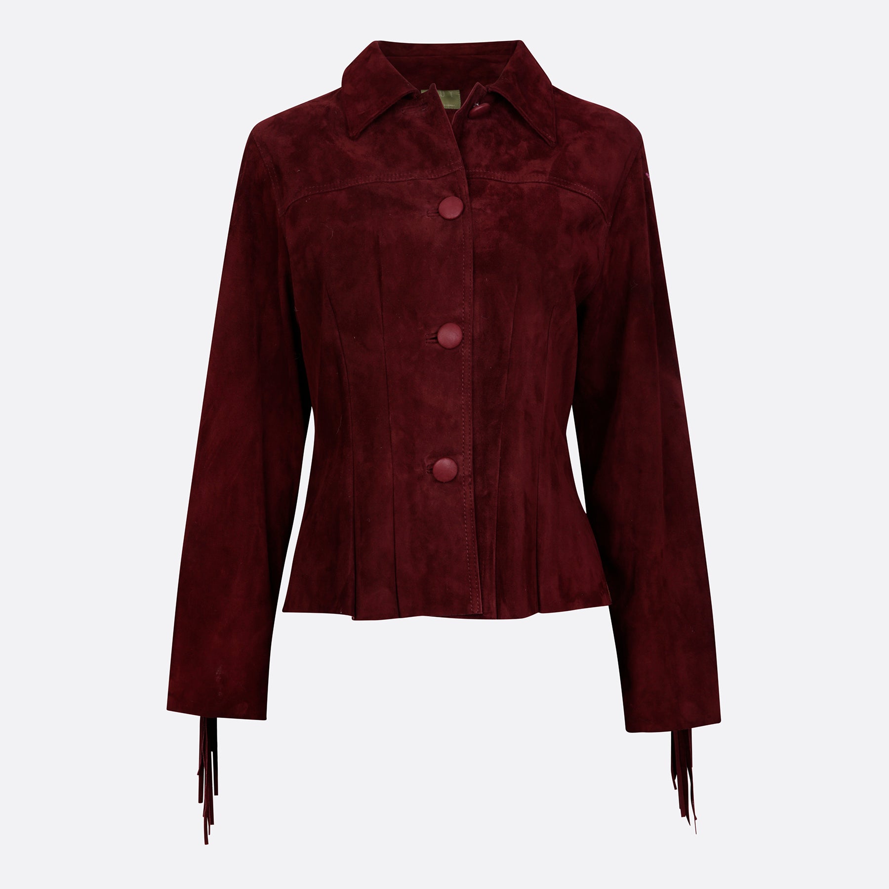 SHORT JACKET WITH EMBERA EMBROIDERY AND SHAKIRA FRINGES