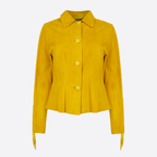 SHORT JACKET WITH EMBERA EMBROIDERY AND SHAKIRA FRINGES