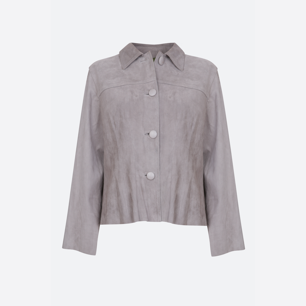 SHORT JACKET WITH EMBERA EMBROIDERY AND SHAKIRA FRINGES