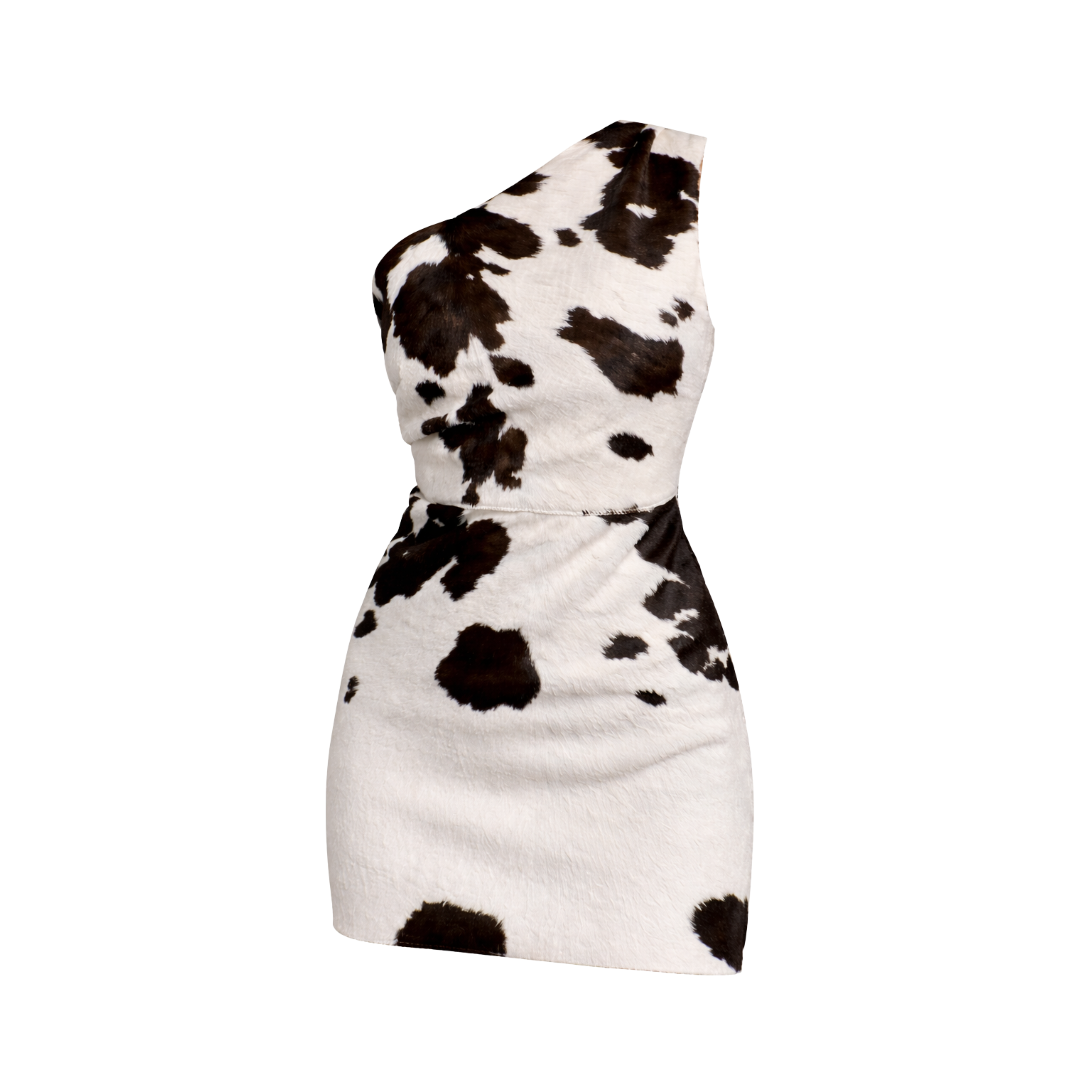 MATRIARCA MINI DRESS: COWHIDE