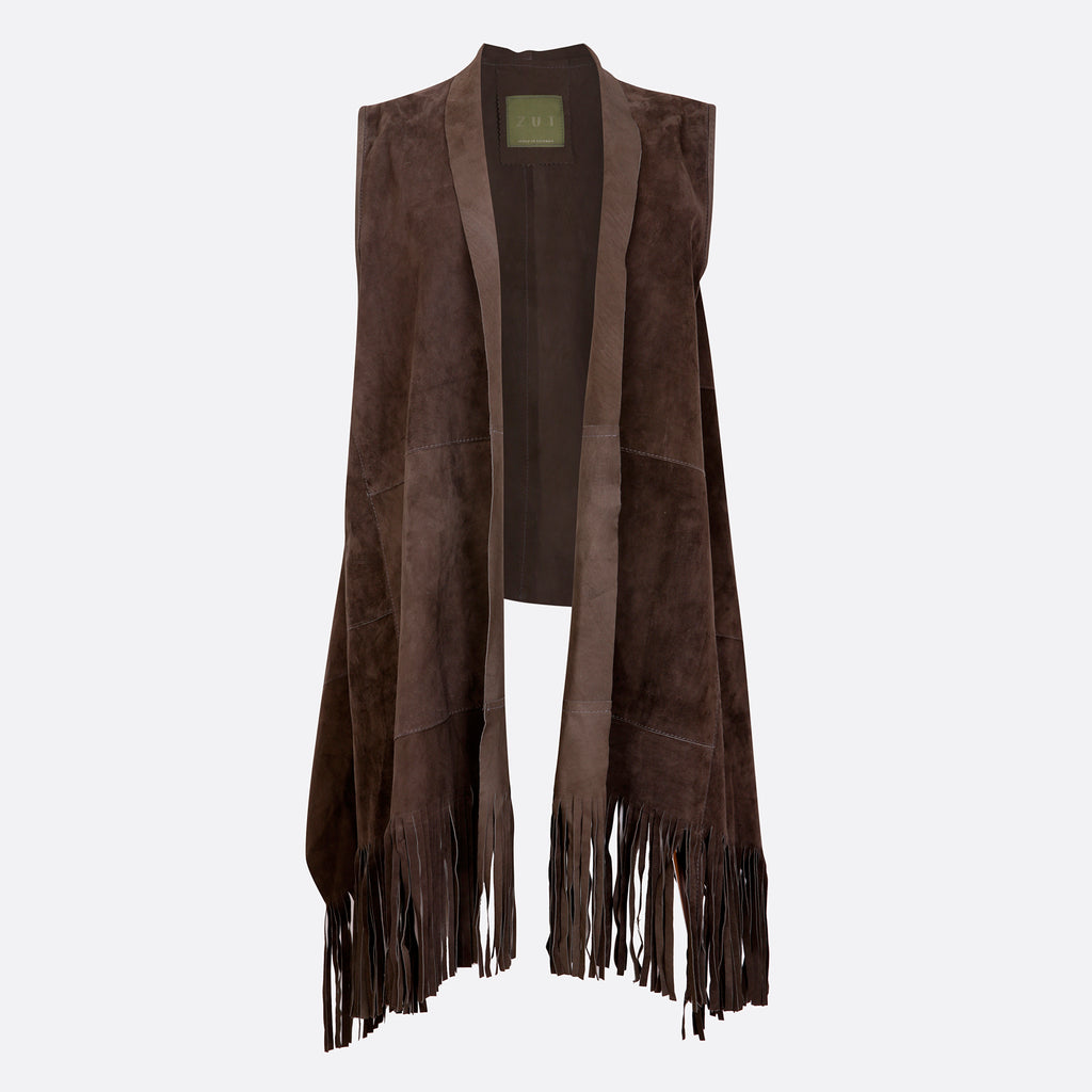 CLARISA FRINGED VEST