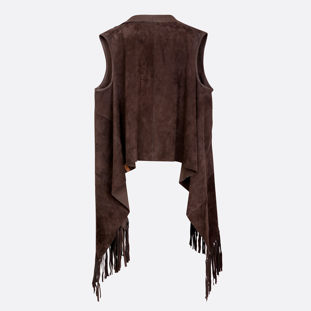 CLARISA FRINGED VEST