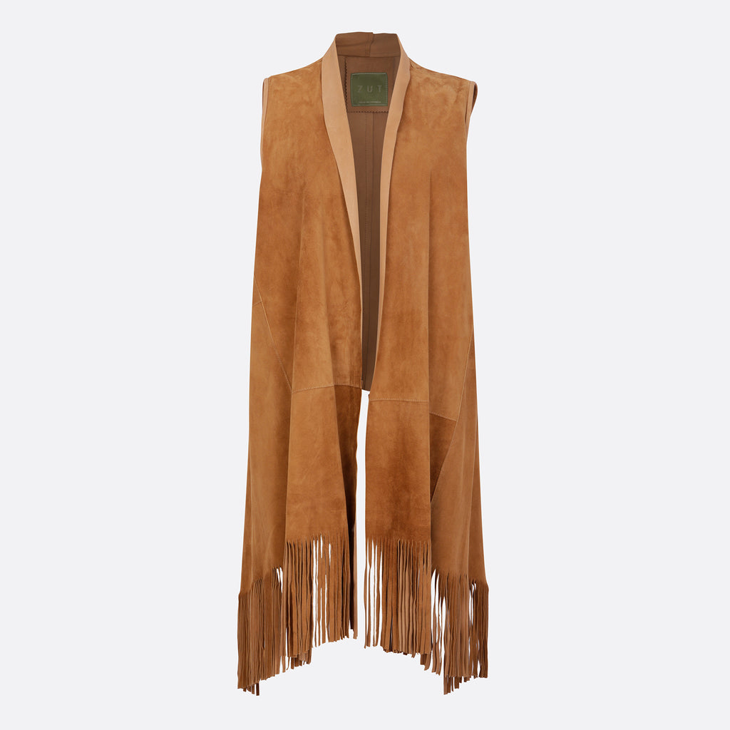 CLARISA FRINGED VEST