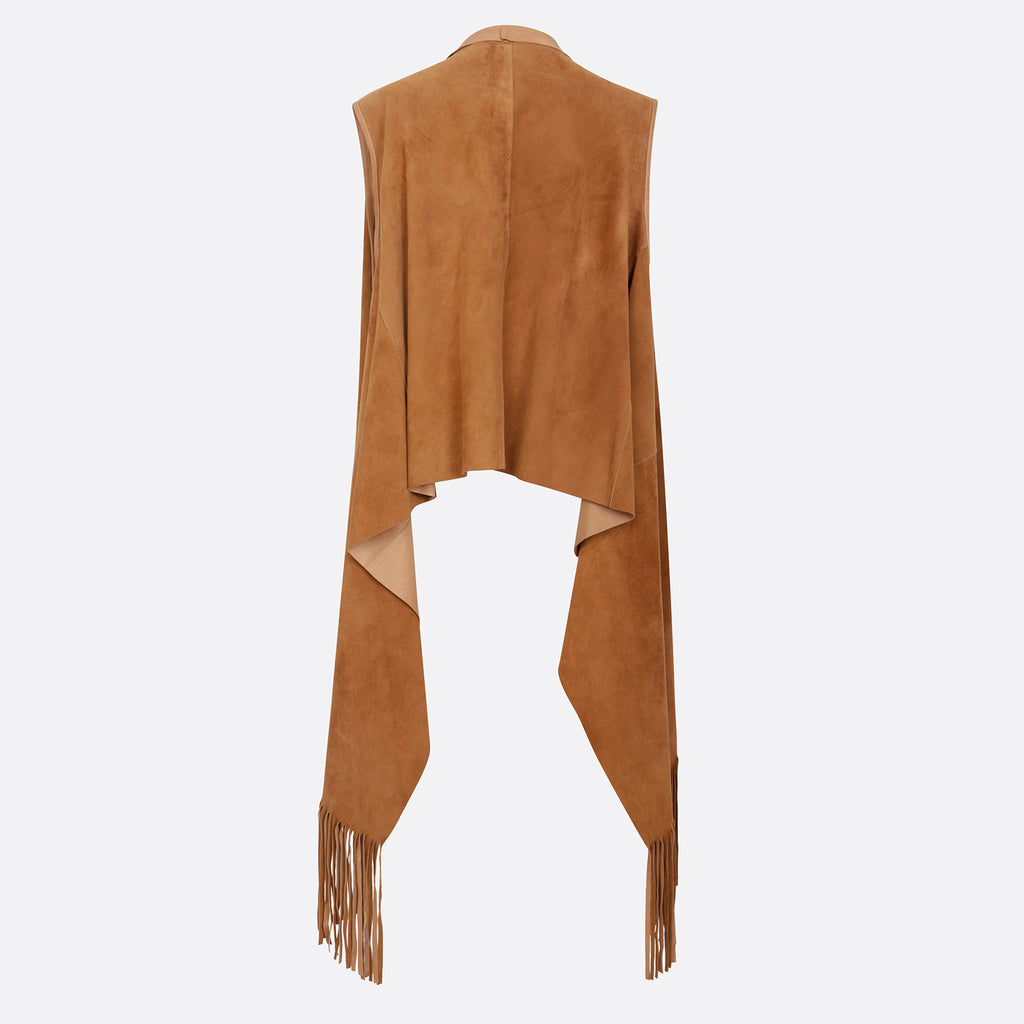 CLARISA FRINGED VEST
