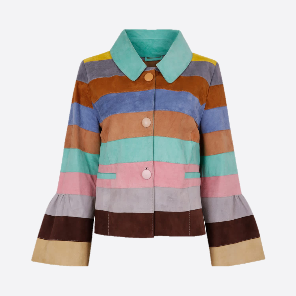 CHAEN SHORT JACKET WITH BOLERO SLEEVE