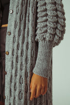 ALICE KNITTED SWEATER WITH BUMPER SLEEVES