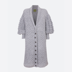 ALICE KNITTED SWEATER WITH BUMPER SLEEVES