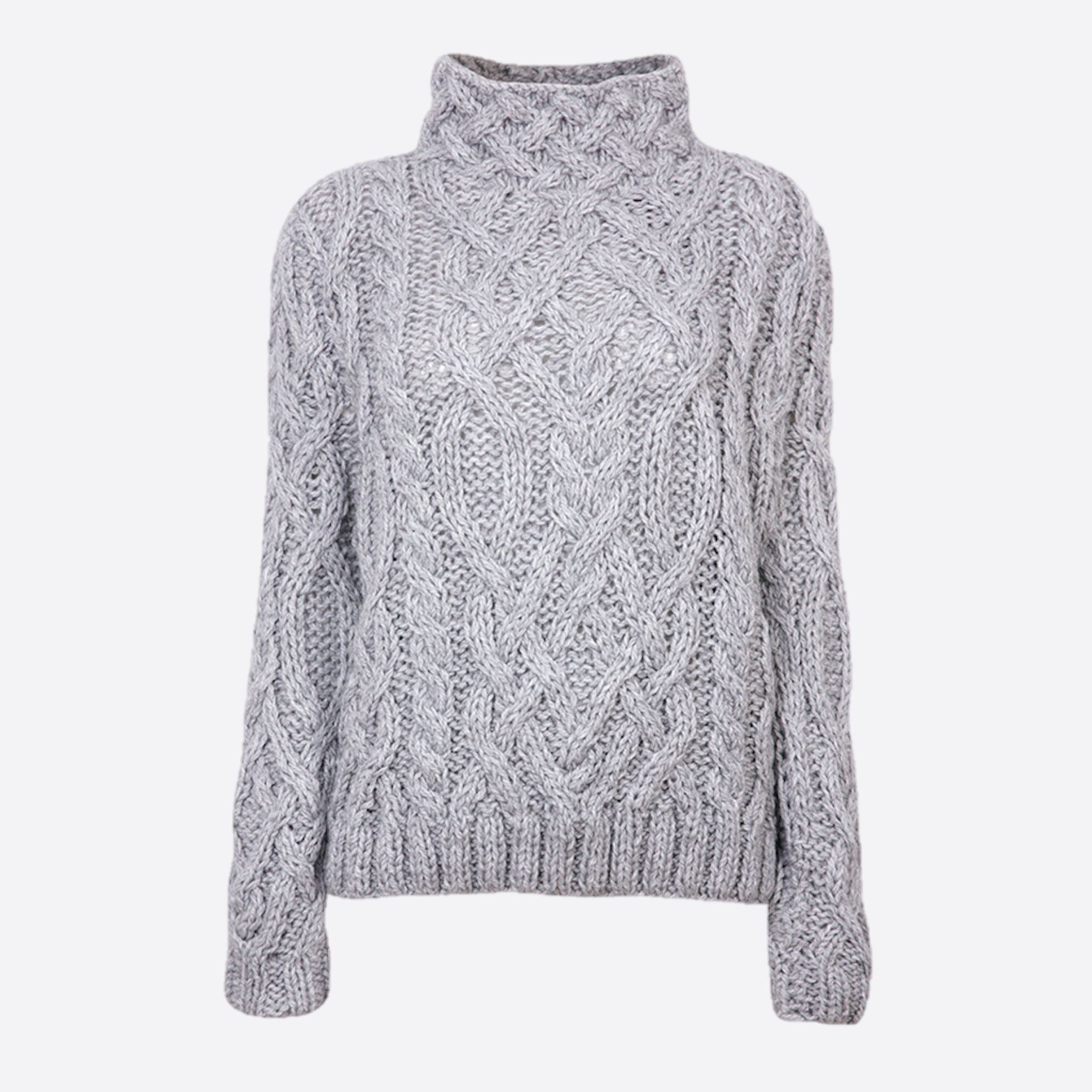TICA KNITTED SWEATER WITH TURTLE NECK