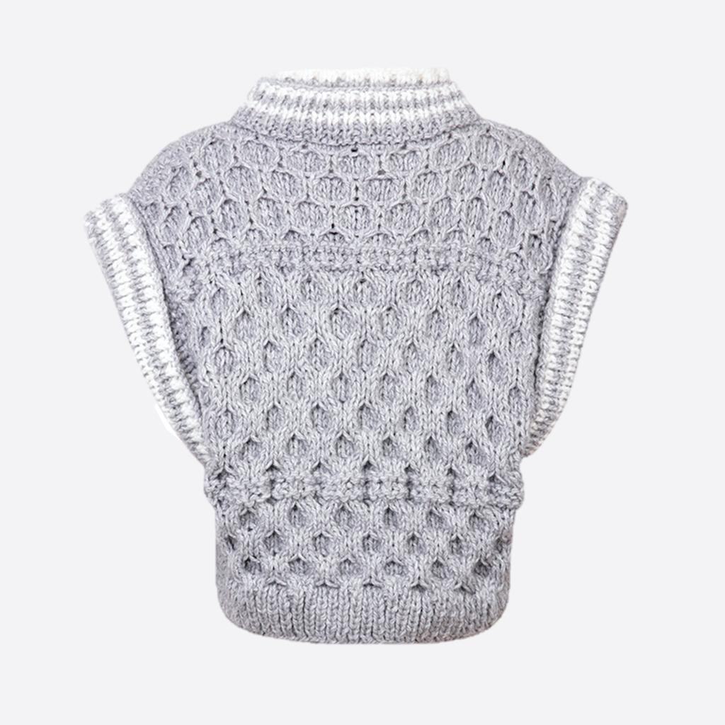 TINA ARMHOLE SLEEVE KNIT SWEATER