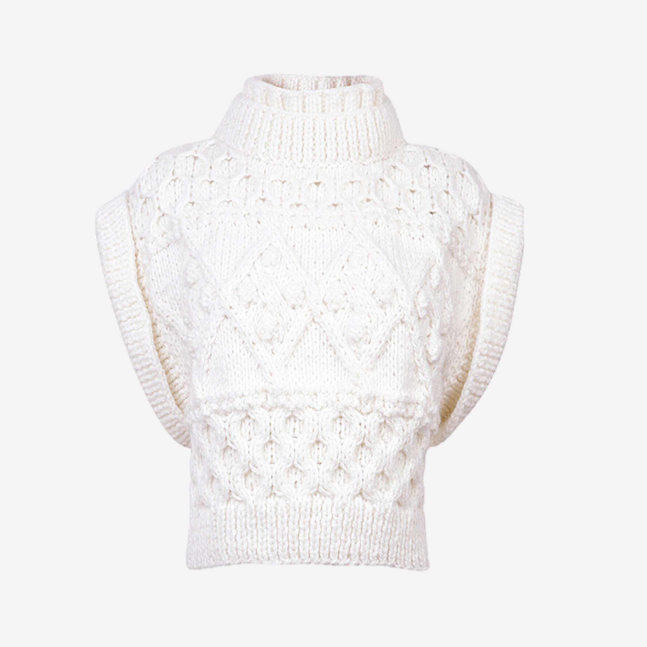 TINA ARMHOLE SLEEVE KNIT SWEATER