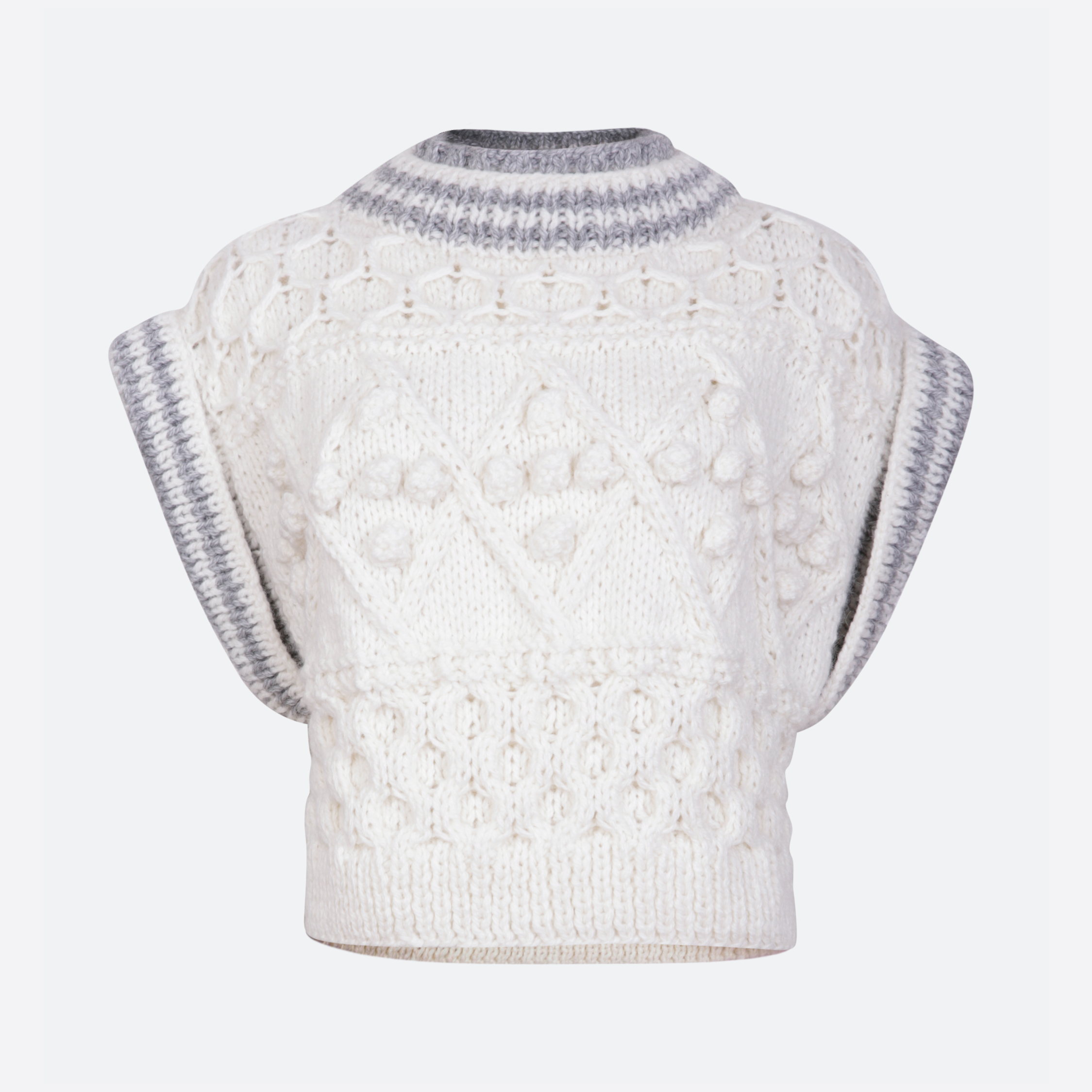 TINA ARMHOLE SLEEVE KNIT SWEATER