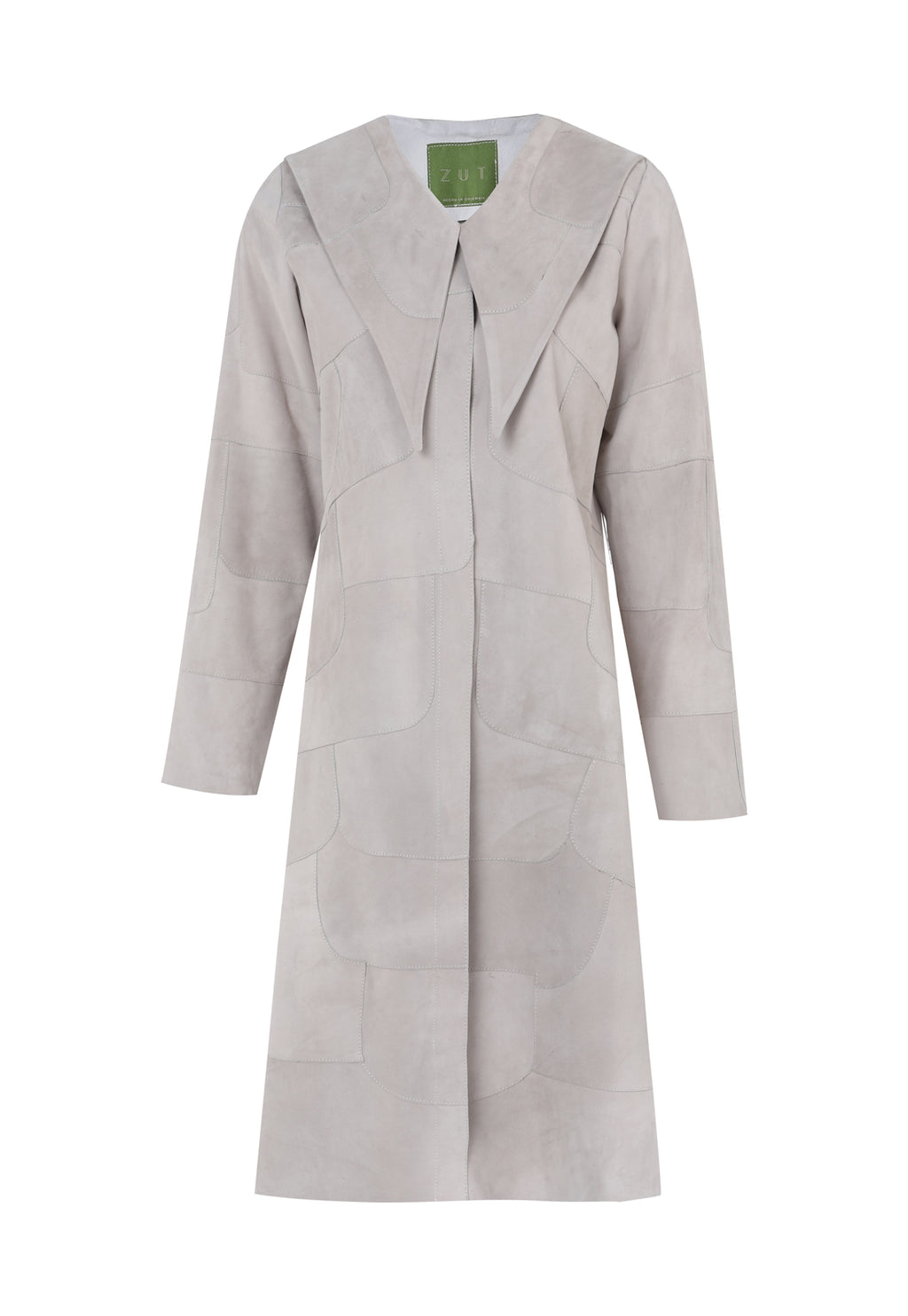 ABRIGO KALA UNICOLOR PATCHWORK