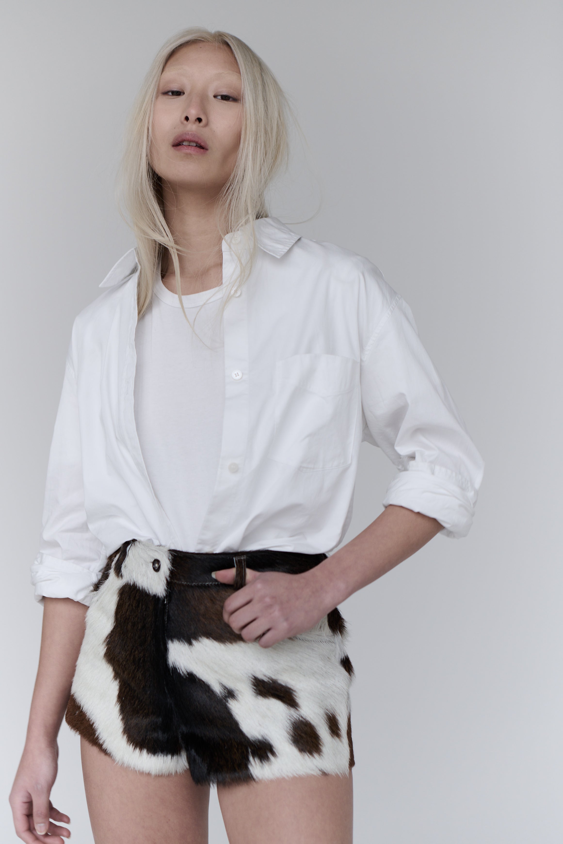 ELLIS LEATHER SHORTS