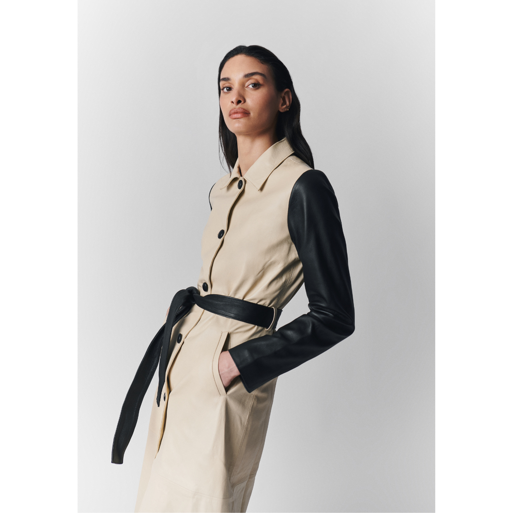 TINA BLOCK TRENCH COAT