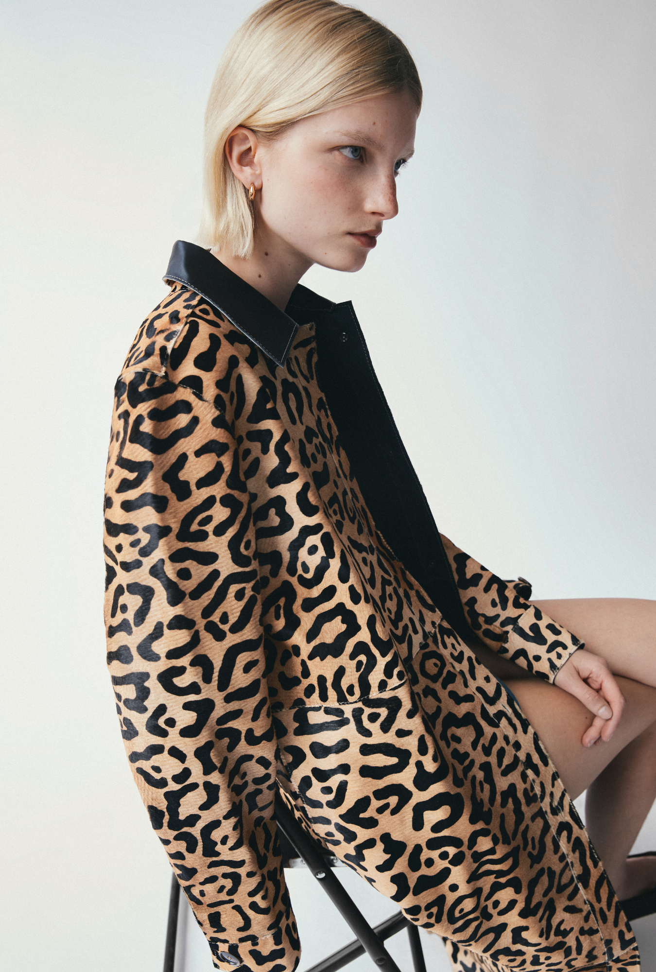 The	Estate Leopard Coat