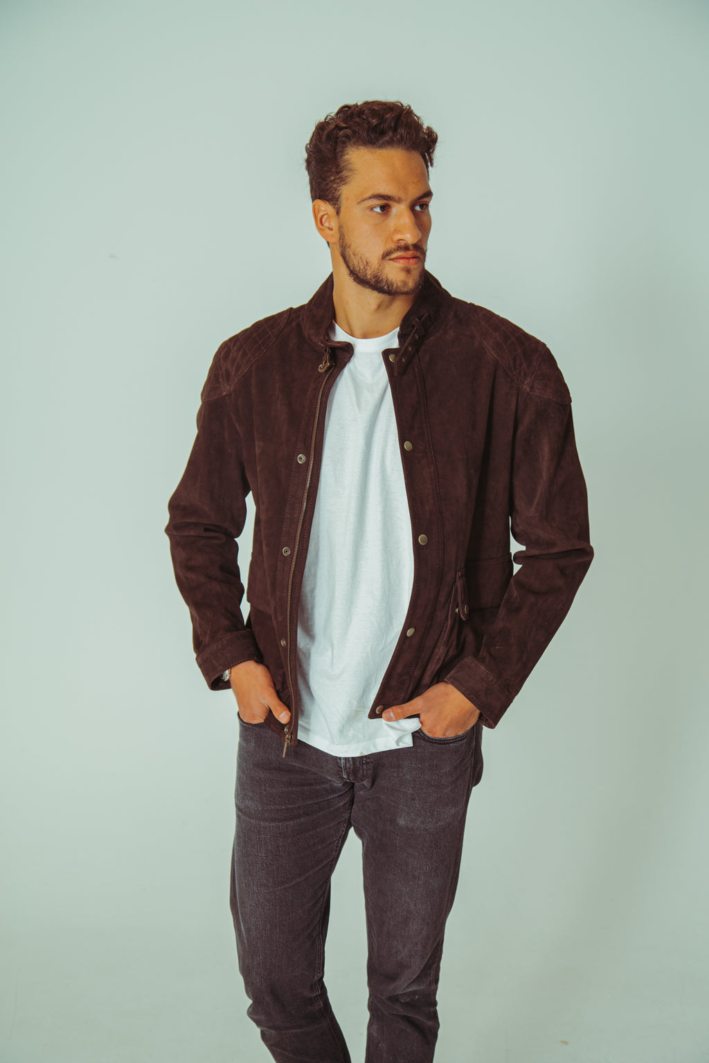 JOAQUIN PADDED SHOULDERS JACKET