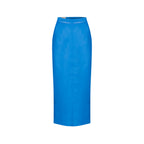 BLOCKING STRIPED SKINNY SKIRT