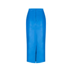 BLOCKING STRIPED SKINNY SKIRT