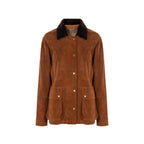 CHAQUETA ELIZABETH CON BOLSILLOS DE FUELLE Y CUELLO DE PIEL DE OVEJA