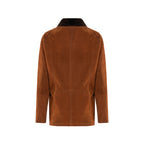 CHAQUETA ELIZABETH CON BOLSILLOS DE FUELLE Y CUELLO DE PIEL DE OVEJA