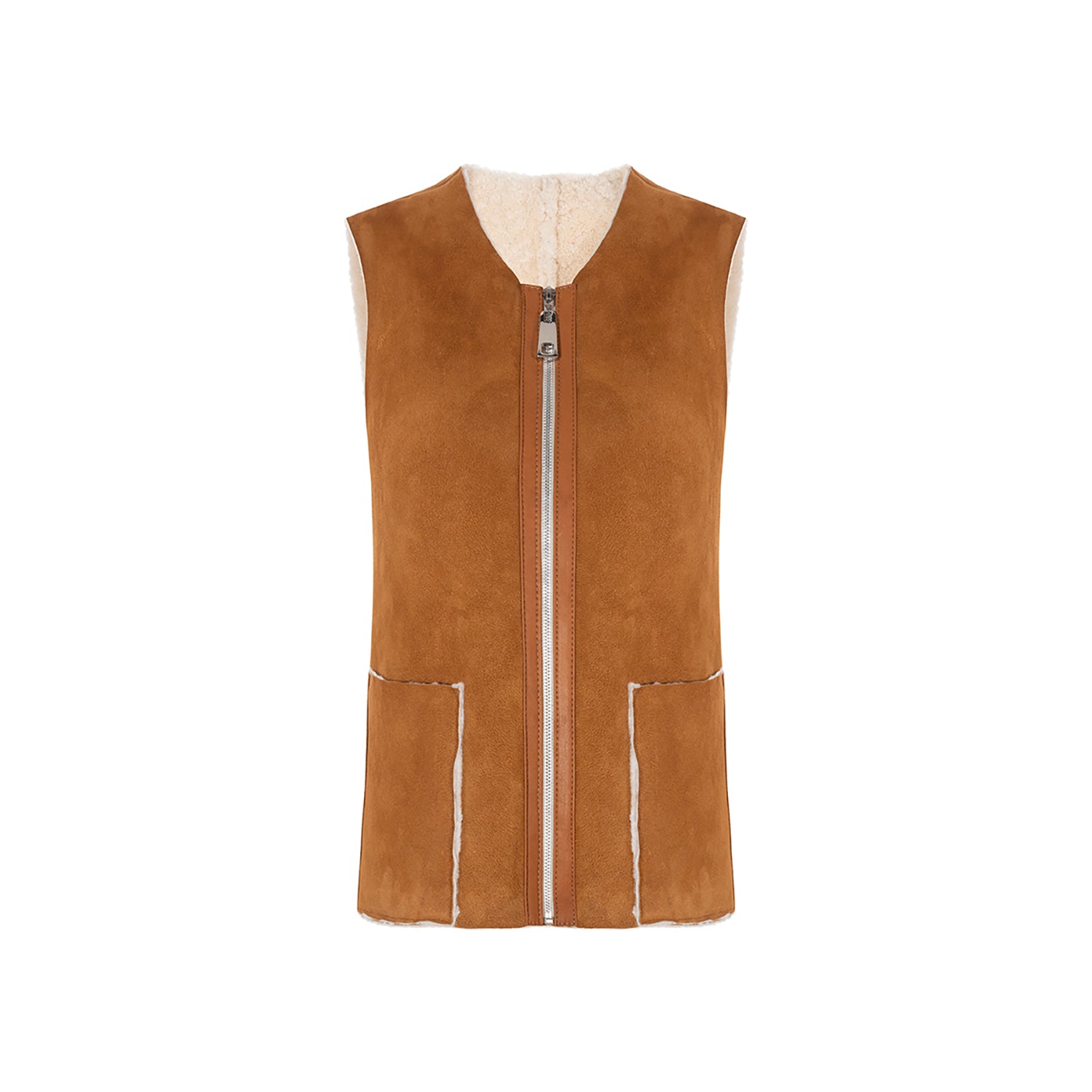 MAYA REVERSIBLE SHEEPSKIN VEST