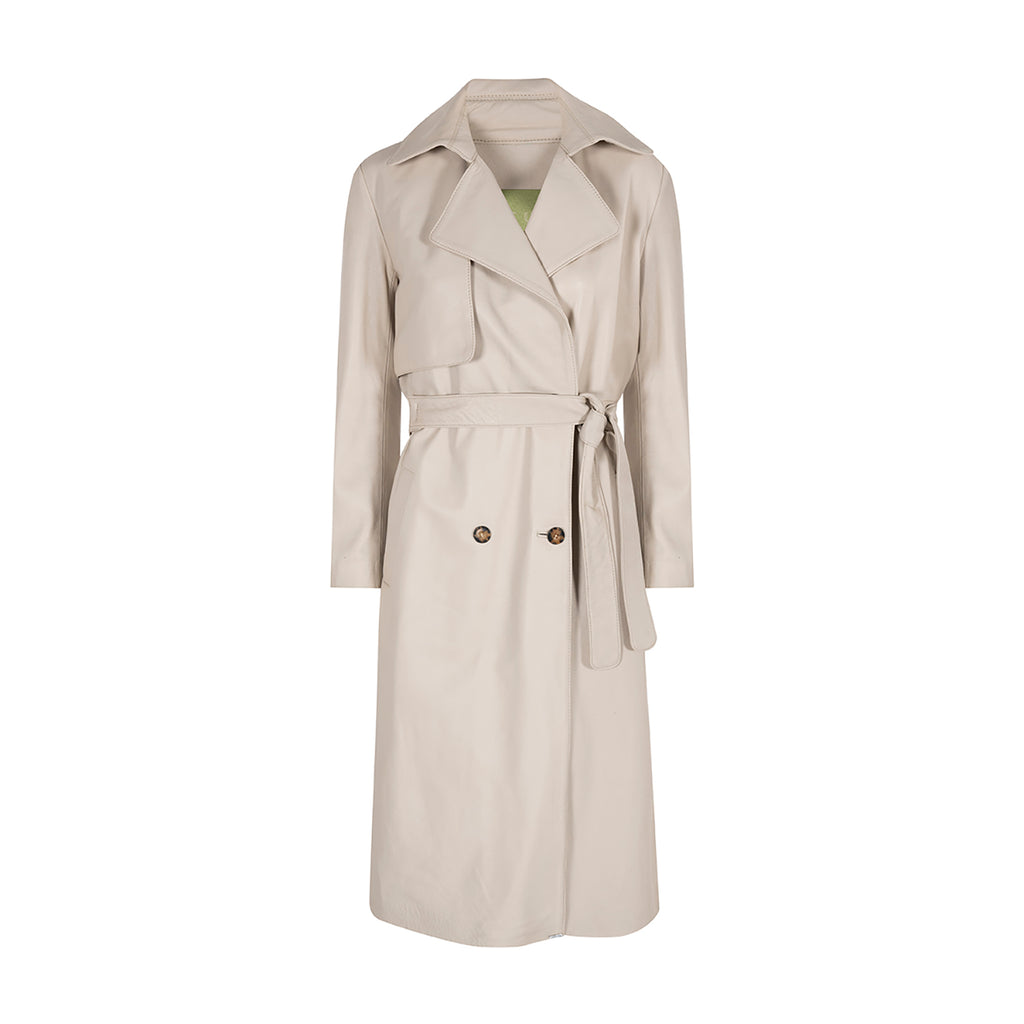 MILA DESTRUCTURED LONG TRENCH COAT