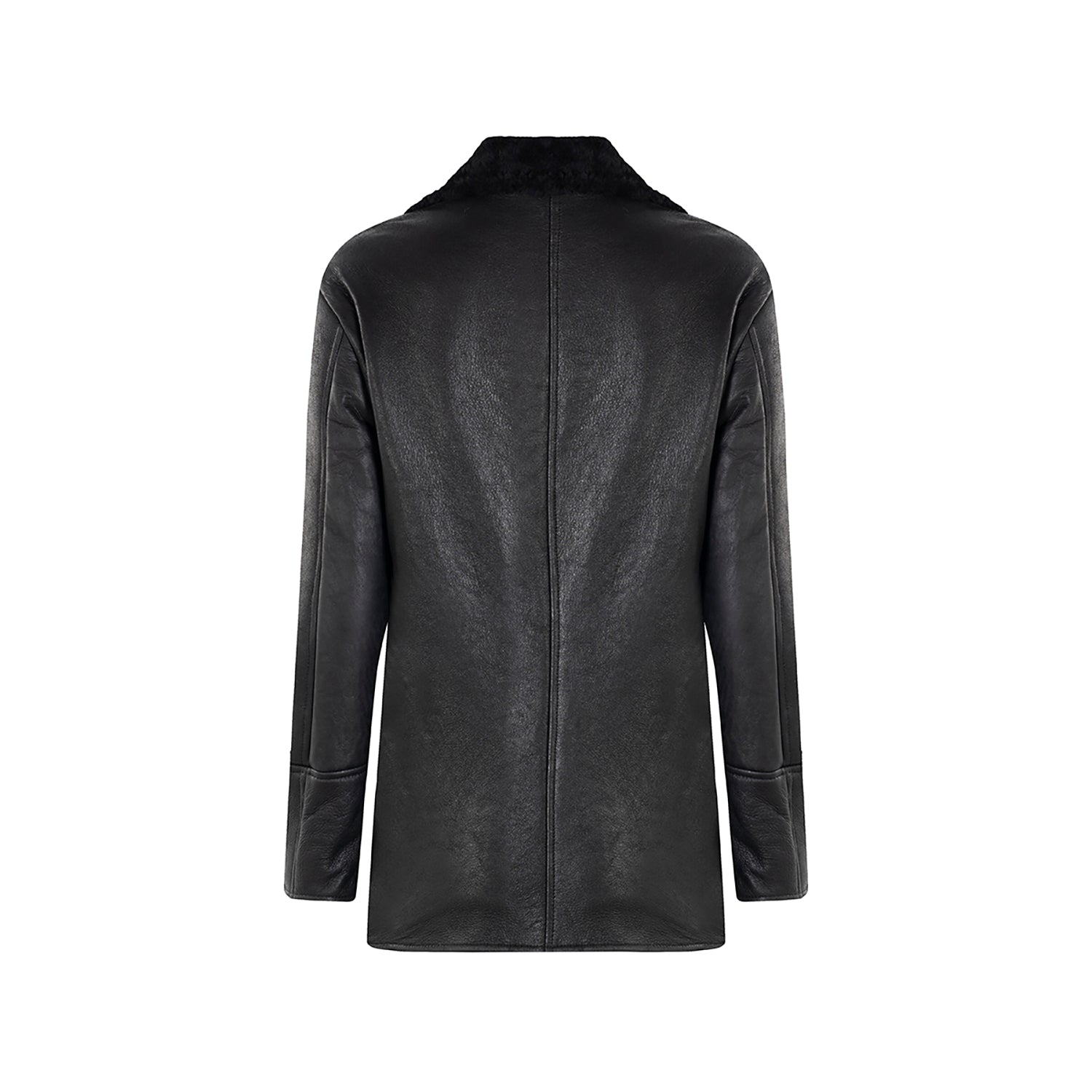 CHAQUETA DE PIEL DE OVEJA CON BOLSILLO DE HARRY