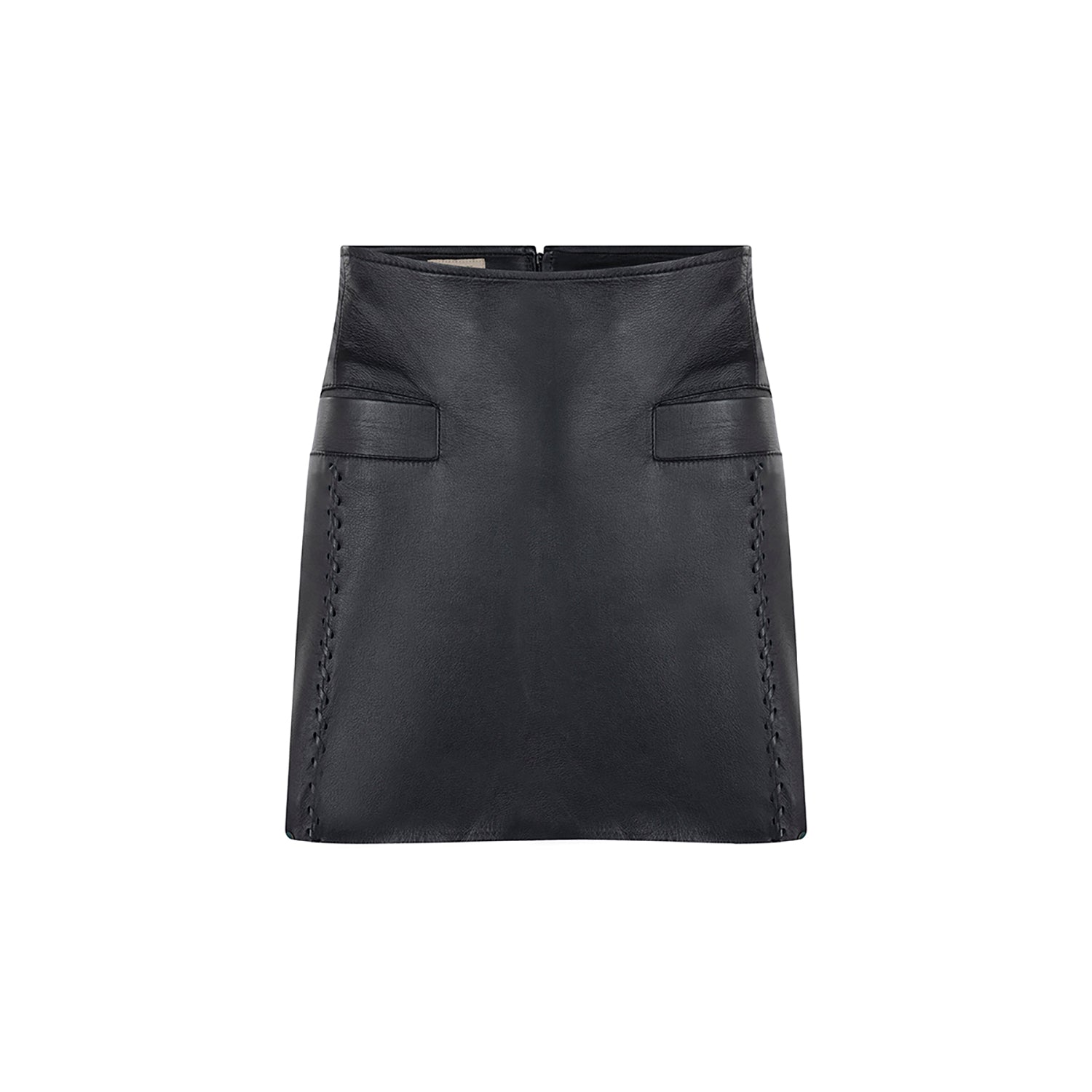 FANNY SKIRT WITH POCKETS AND WOVEN TRIM