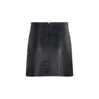 FALDA RIÑONERA CON BOLSILLOS Y RIBETE TEJIDO