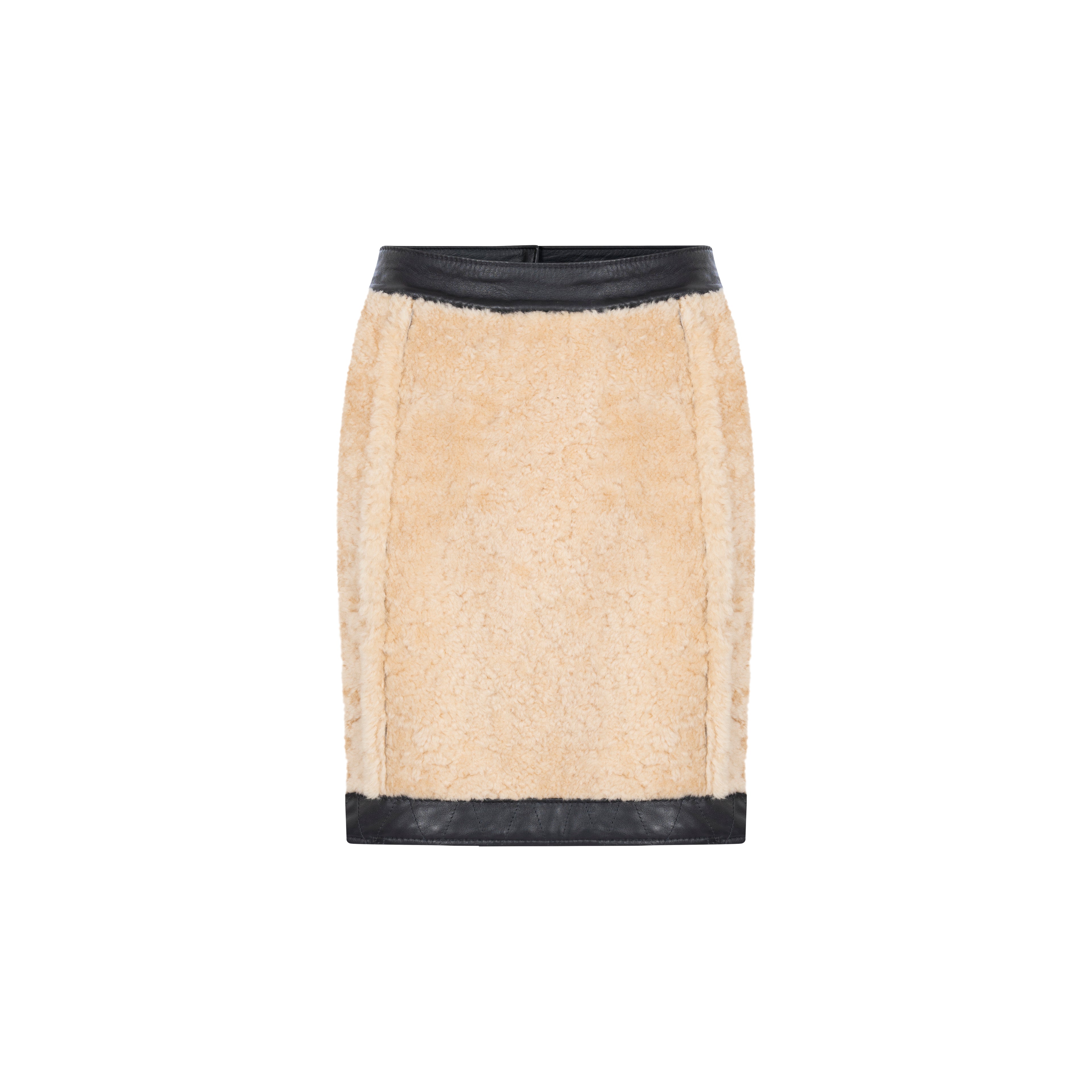 GEORGINA SHEEPSKIN MINI SKIRT