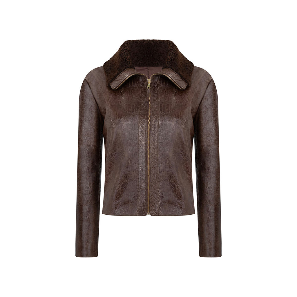 MARIA ANDREA SHEEP CROC JACKET