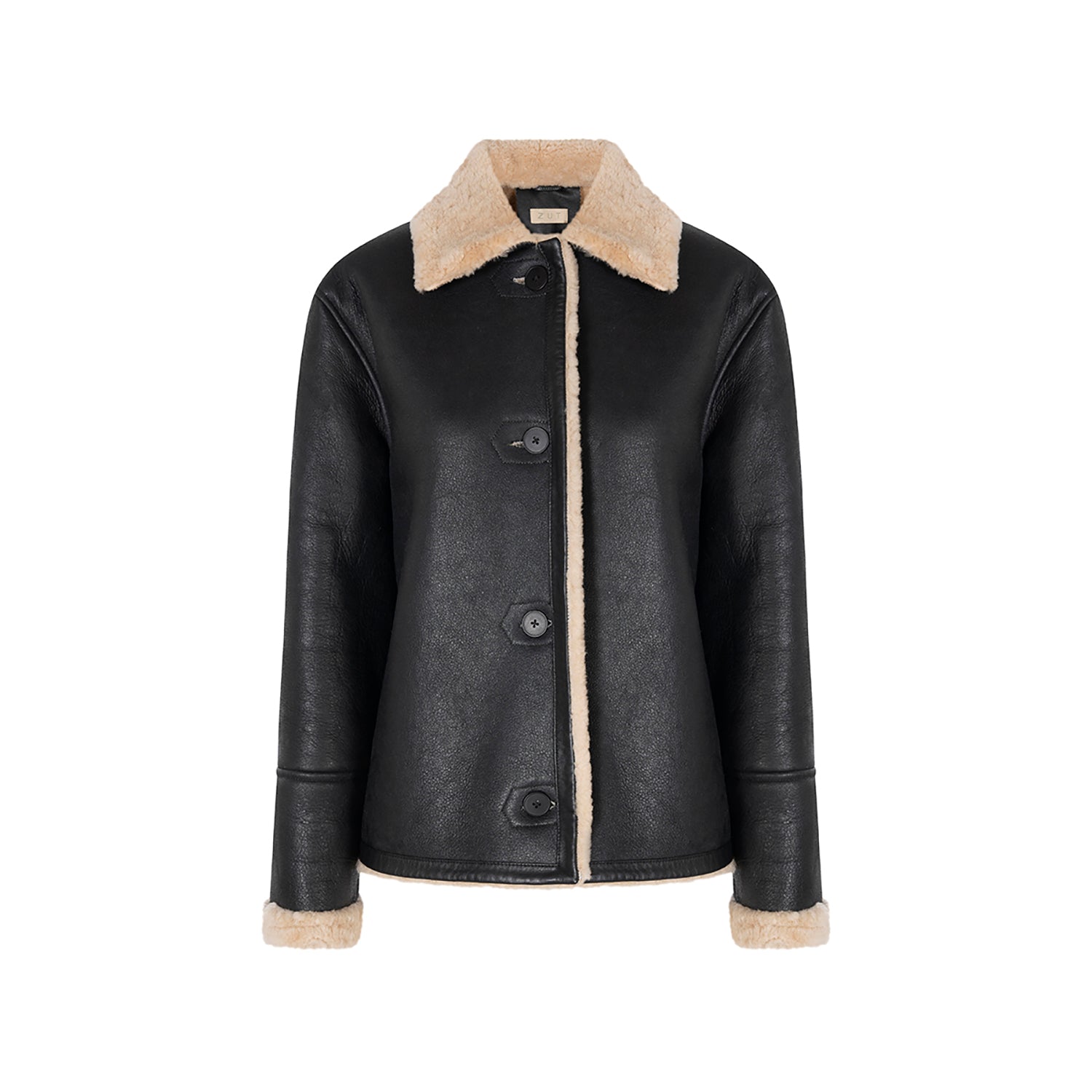 CHAQUETA DE PIEL DE OVEJA CORTADA LUCIA