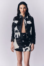 COW MINI SKIRT
