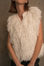 MOLA STITCHED KNIT VEST