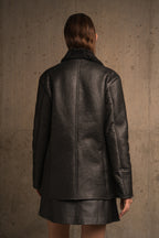 CHAQUETA DE PIEL DE OVEJA CON BOLSILLO DE HARRY