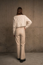 5-POCKET SEMI-WIDE LEG LOW-RISE VALENTINA PANTS