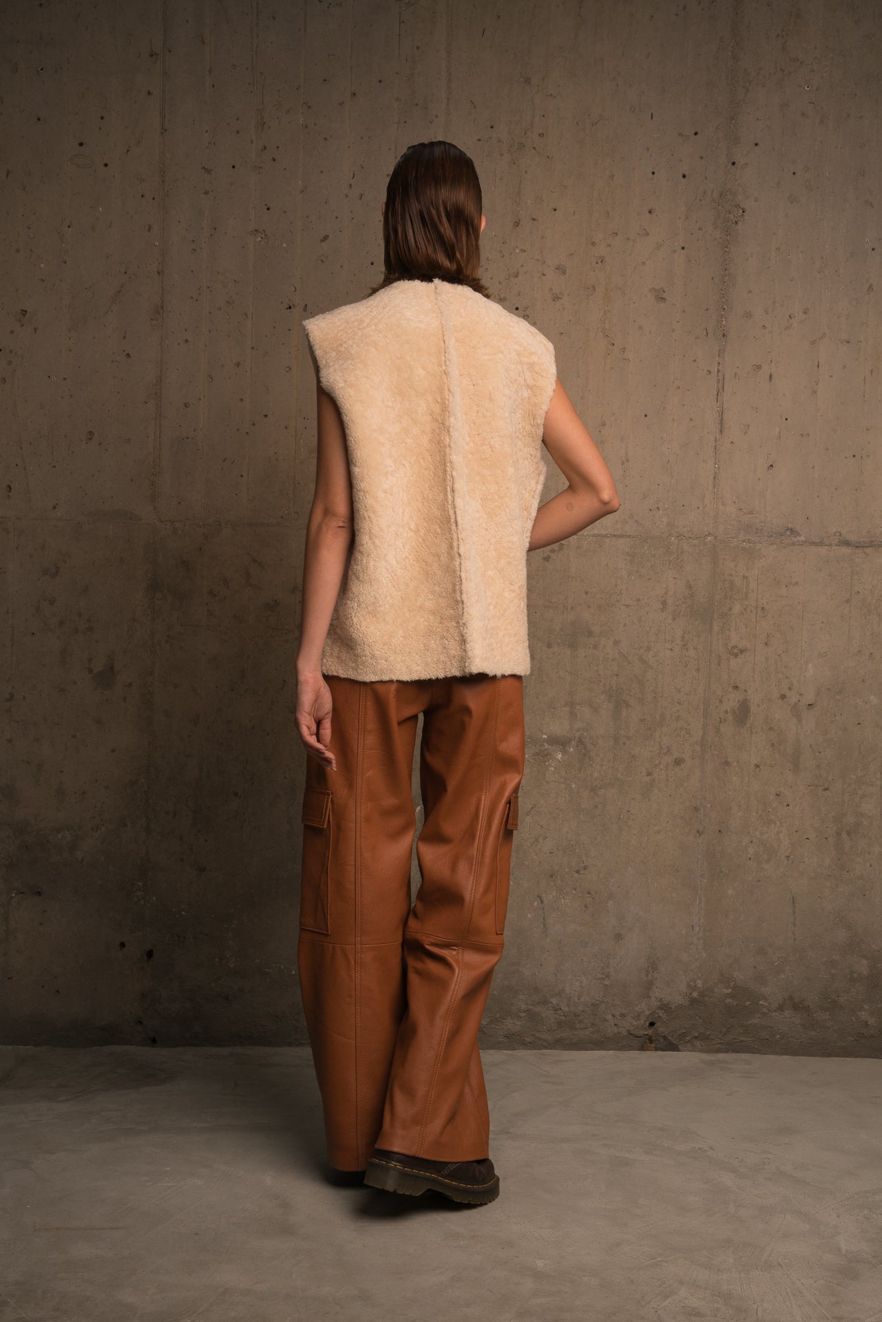 MAYA REVERSIBLE SHEEPSKIN VEST