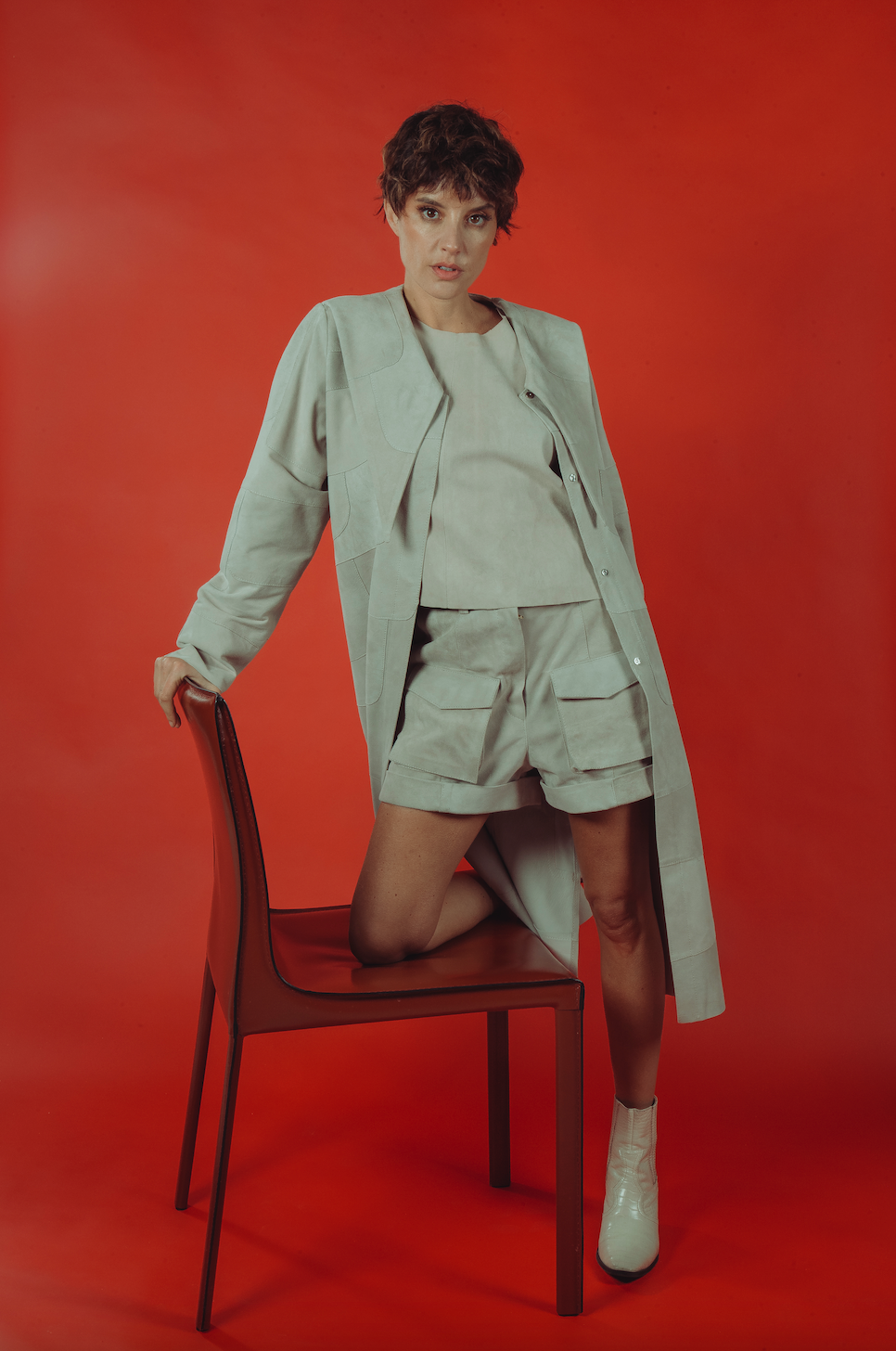 KALA UNICOLOR PATCHWORK COAT